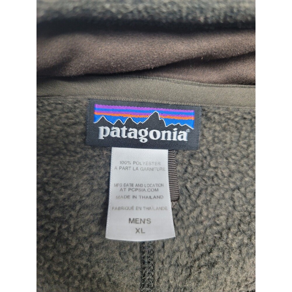 Patagonia Better Sweater Mens XL 1/4 Zip Fleece Pullover Jacket Brown 25521 - Picture 7 of 11